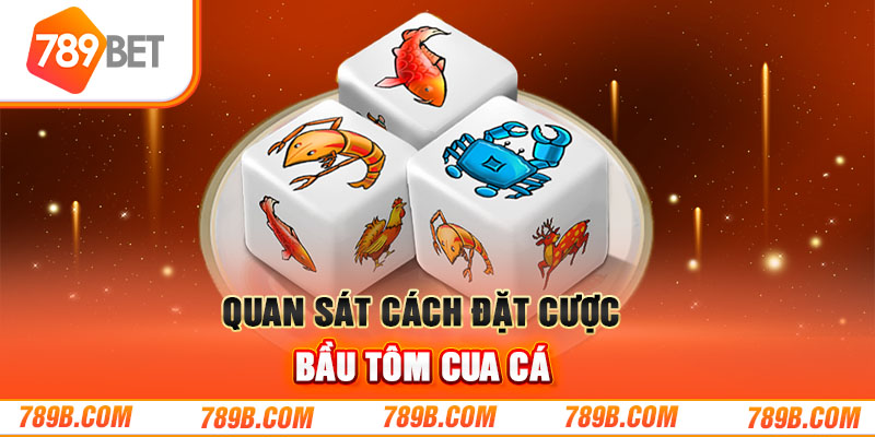 Quan sát cách đặt cược bầu tôm cua cá